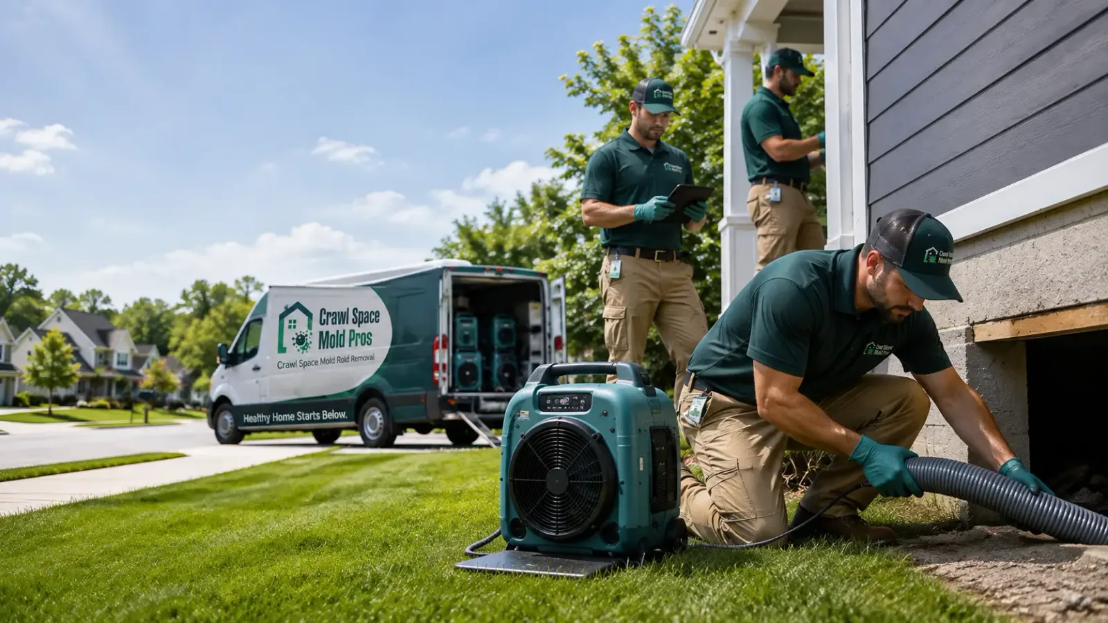 Crawl Space Mold Removal in Randolph, MA
